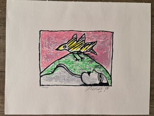 Corneille - Handgesigneerde zeefdruk uit 1998 kopen? Bied vanaf 1!