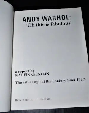 Andy Warhol - 3 boeken kopen? Bied vanaf 60!