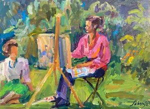 Jeanne Johns - "en plein air" kaufen? Bieten Sie von 1!