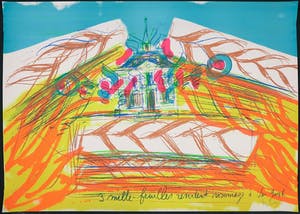 Jean Messagier - Litho, Hommage à Van Gogh / Prent 190 kopen? Bied vanaf 1!