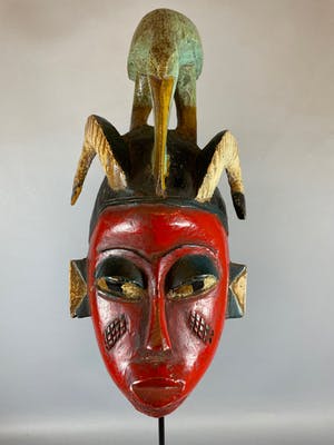 Guro - Old impressive African Guro mask- Congo kopen? Bied vanaf 35!