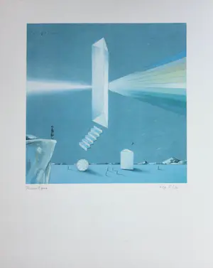 Josse Goffin - Prismatique | druk in beperkte oplage - ingelijst kopen? Bied vanaf 1!