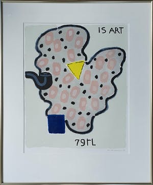 Reinier Lucassen - 'Is Art' 1979 - Ingelijst kopen? Bied vanaf 155!