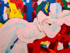 Marc Jonk - Liggend naakt kopen? Bied vanaf 50!