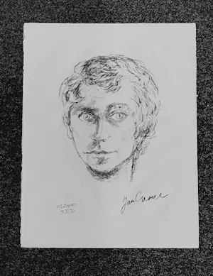 Paul Citroen - Fraaie monochrome Litho: "jan Cremer" - 1976 - potloodgsig. - glmt. oplage (100) kopen? Bied vanaf 54!