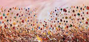 Gena - Colorful Flowers verkocht voor € 300!