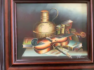 Niet of onleesbaar gesigneerd - Heel mooi stilleven , goed geschilderd en gesigneerd kopen? Bied vanaf 1!