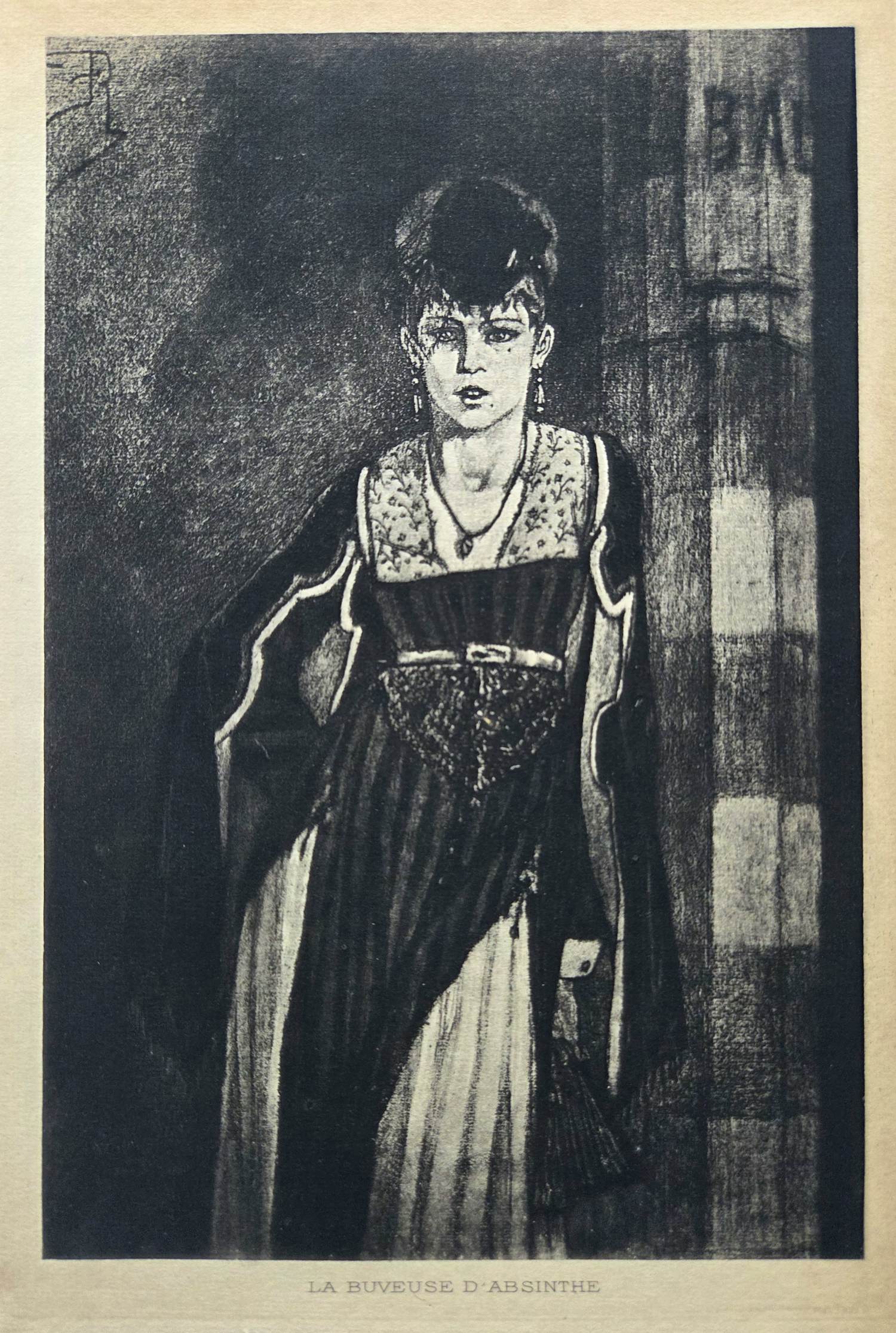 Felicien Rops - La Buveuse d'Absinthe. 1905. kopen? Bied vanaf 129!