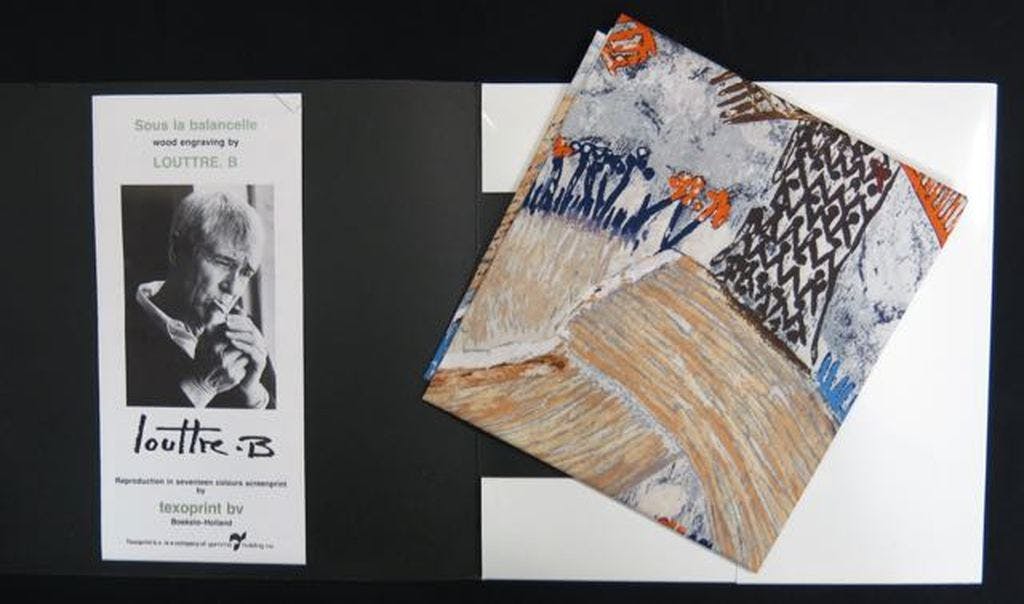 Louttre B. - Louttre B.: Zeefdruk op katoenzijde, Sous la balancelle kopen? Bied vanaf 1!