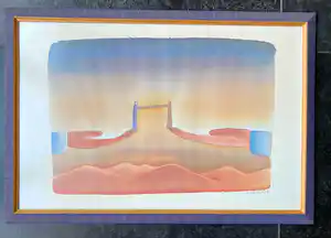 Jean Michel Folon - De Ontmoeting verkocht voor € 85!