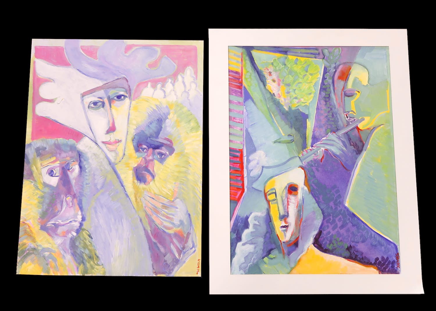 Joe Wols - Lot van twee originele werken kopen? Bied vanaf 1!