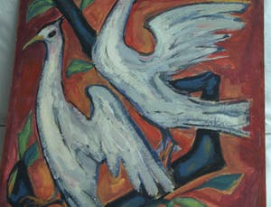 Klaas Pijlman - 2 Gouaches, “Vogels” en “Storm” – 1961 kopen? Bied vanaf 1!