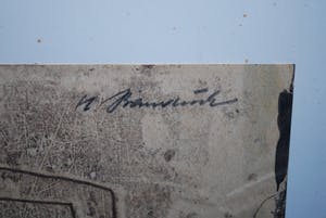 Heinrich Baudisch - Prof. Baudisch, München - grote informele inkttekening kopen? Bied vanaf 75!