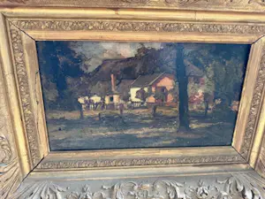 Johannes Evert Akkeringa - vrouw bij de boerderij kopen? Bied vanaf 2750!