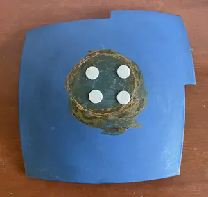 AcheterZweitse Landsheer - Kunst keramische schaal + kandelaar uitgevoerd voor Cor Unum? Enchérissez de 50!