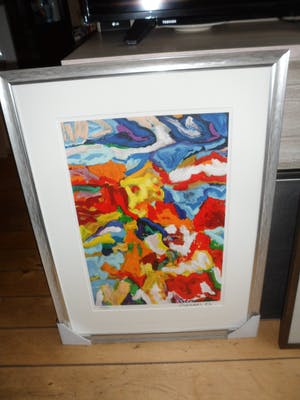 Jan Cremer - Zeefdruk. titel, Wild Horizon. kopen? Bied vanaf 175!