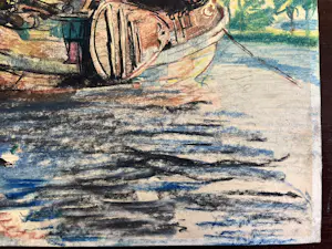 Martin Monnickendam - Tjalk op het water kopen? Bied vanaf 320!