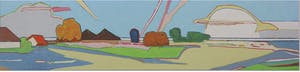 Paul Overhaus - Olieverf op paneel, Landschap (tweeluik) - Ingelijst (Zeer Groot) kopen? Bied vanaf 1!