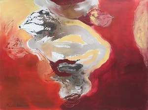 Bert Braam - Acryl op doek, Tweeluik, Zonder titel (Zeer Groot!) kopen? Bied vanaf 250!