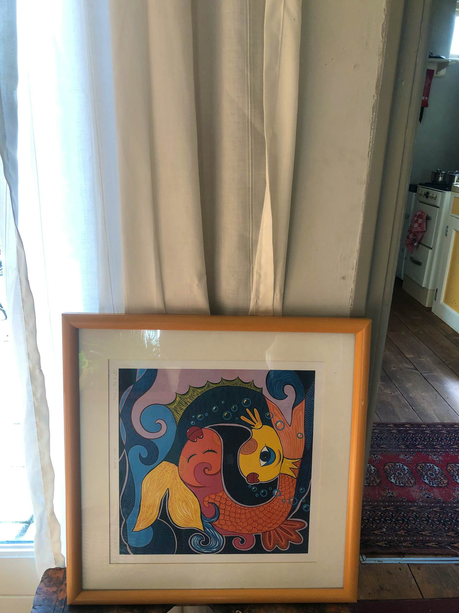 Petra Peschkes - Grafiek Petra Peschkes 1965 -Titel You + Me- Hand gesigneerd . kopen? Bied vanaf 20!