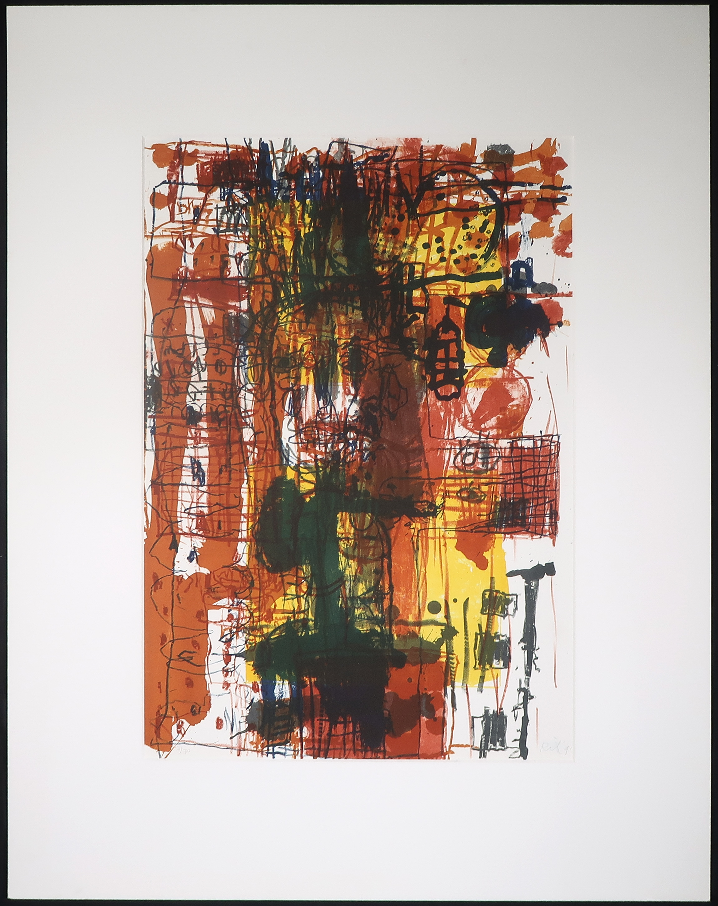 Rik van Iersel - Litho, Zonder titel kopen? Bied vanaf 20!