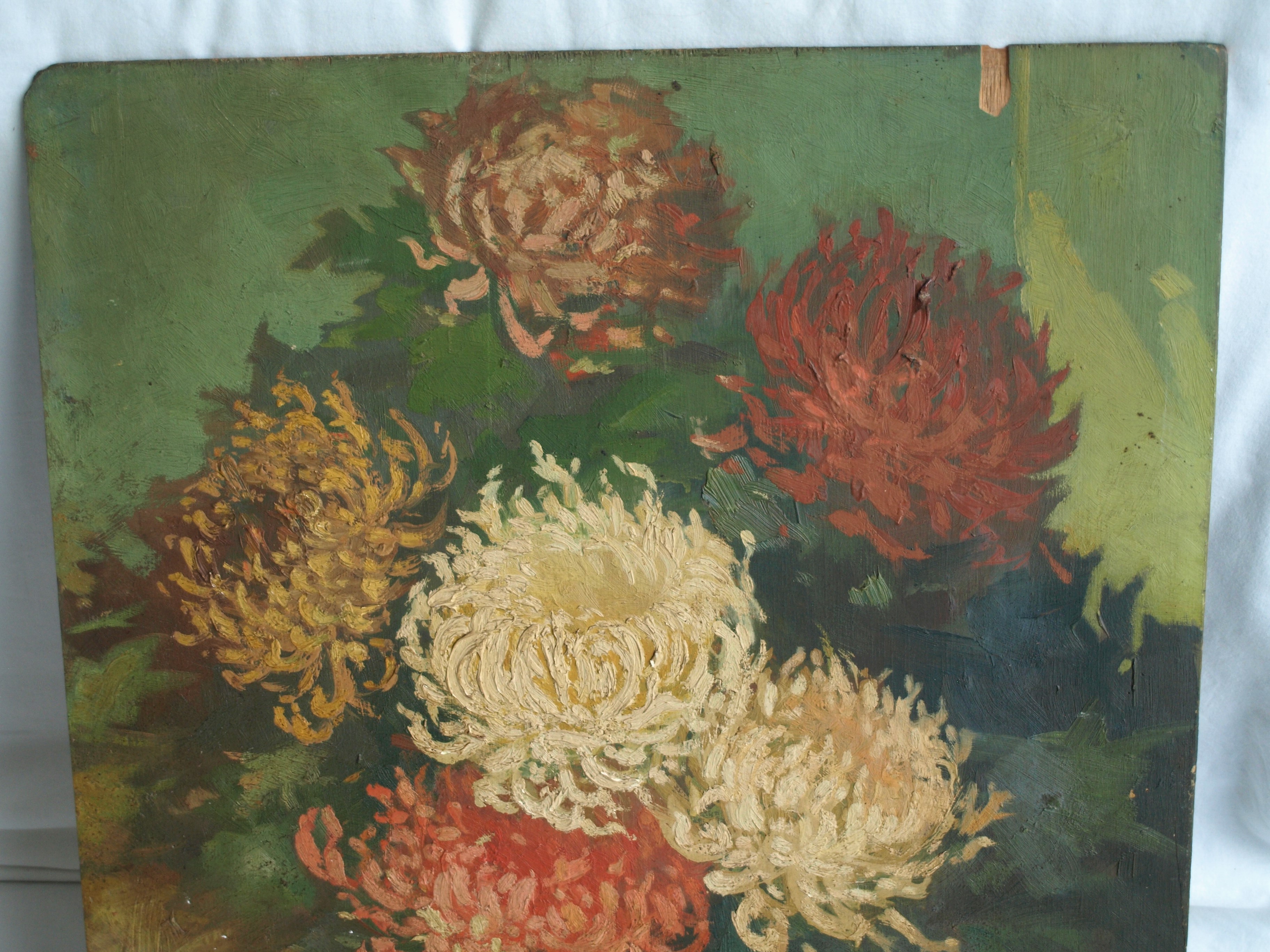 Hendrik Brautigam - Olieverf op paneel , Bloemstilleven – gesigneerd – ca 1935 kopen? Bied vanaf 45!