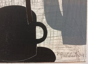 Klaas Gubbels - Grijze kan met zwart kopje - 2004 - oplage E/A 3/3. kopen? Bied vanaf 250!