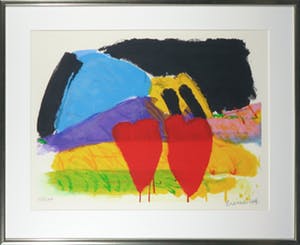 Jan Cremer - Zeefdruk, Tulpen 03 - Ingelijst (Groot) kopen? Bied vanaf 150!