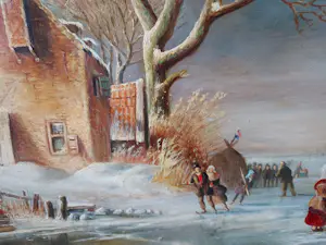 Hans Habraken - Winterlandschap kopen? Bied vanaf 395!