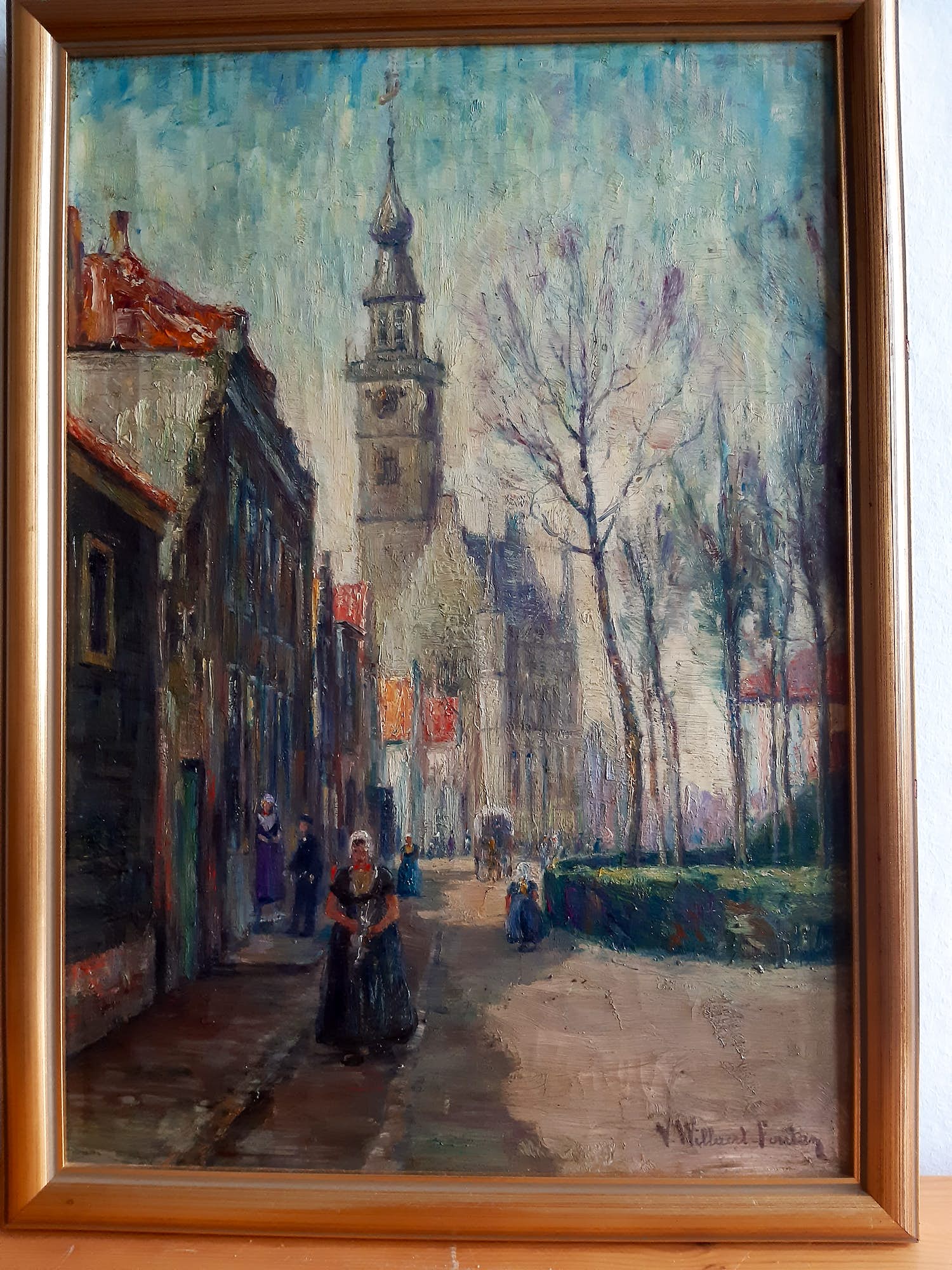 Valentine Willaert-Fontan - Markt van Veere verkocht voor € 300!