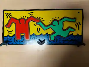 Keith Haring - Keith Haring, design streetart kapstok vendu pour 75€ !