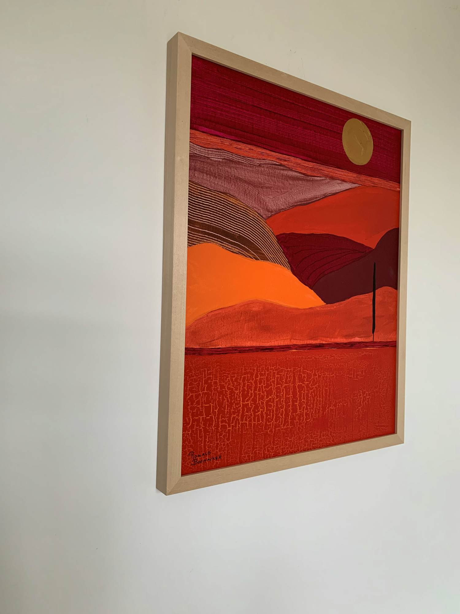 Ronald Boonacker - Landschap Méditeranée (certificaat van echtheid) verkocht voor € 125!