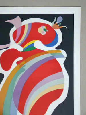 Wassily Kandinsky - De Rode Vorm - 1969 - Originele lithografie - Mourlot kopen? Bied vanaf 100!