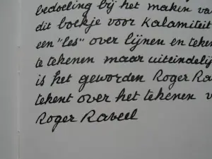 Roger Raveel - Roger tekent over het tekenen van Roger Raveel. kopen? Bied vanaf 95!