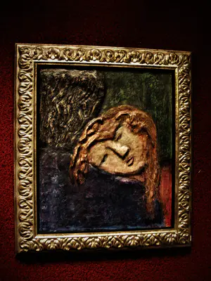 Juan Tajes - Geweldig relief schilderij "Dormida" 2007 - bijzonder mooi ingelijst kopen? Bied vanaf 147!