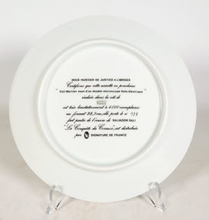 Royal Limoges - Salvador Dali, La Conquête du Cosmos - Zes porseleinen borden kopen? Bied vanaf 150!