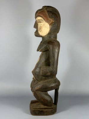 Yoruba - 171215 - Tribal used African Yoruba statue - Nigeria kopen? Bied vanaf 65!