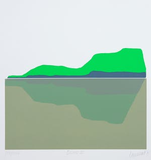 Hans Landsaat - Zeefdruk, Eiland II kopen? Bied vanaf 20!