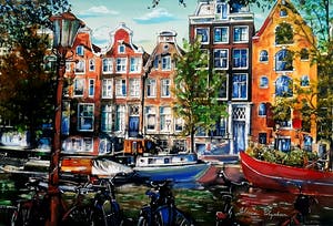 Elena Polyakova - Zomer in Amsterdam kopen? Bied vanaf 59!