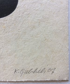Klaas Gubbels - houtdruk - Zwarte kan - 2007 - oplage 30. kopen? Bied vanaf 235!