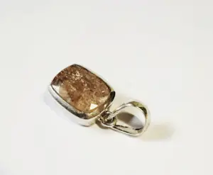 Zilveren Hanger, met Natuurlijke, sprankelende, gouden zonnesteen kopen? Bied vanaf 57!