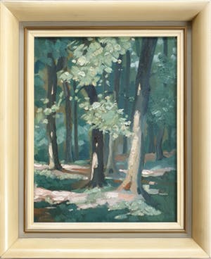 Jef van Jole - Bosgezicht kopen? Bied vanaf 180!