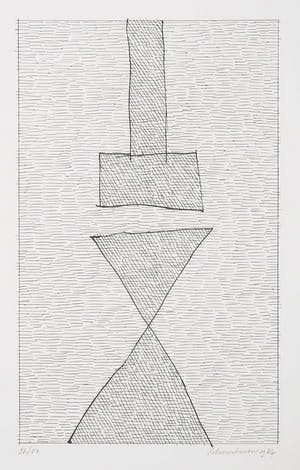 Jan Schoonhoven - Zeefdruk, Vorm kopen? Bied vanaf 10!