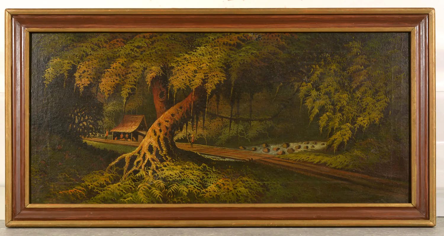 Niet of onleesbaar gesigneerd - Bosweg in Indonesië kopen? Bied vanaf 1!