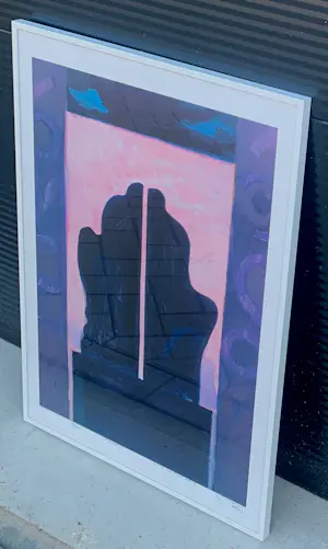 Eric Claus - Ingelijste cristal druk: Gelieven(Commedia dell 'arte) - 1999 kopen? Bied vanaf 100!