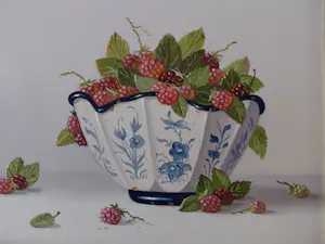 Johannes Eerdmans - Stilleven bramen in pot kopen? Bied vanaf 250!