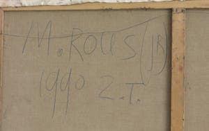 Martin Rous jr. - Olieverf op doek, Zonder titel (Zeer Groot) kopen? Bied vanaf 150!