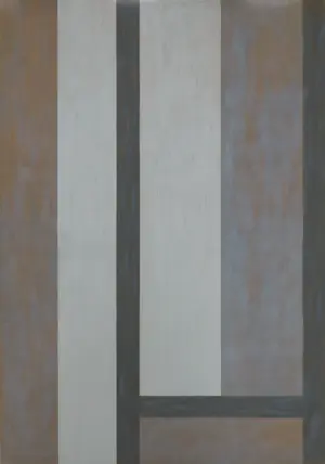 Rien Monshouwer - Acryl op doek, Compositie in grijs en zalm (Zeer groot) kaufen? Bieten Sie von 100!