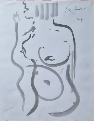 Rob Scholte - Inkt op papier: 'Vrouwelijk naakt' (2007). kopen? Bied vanaf 320!