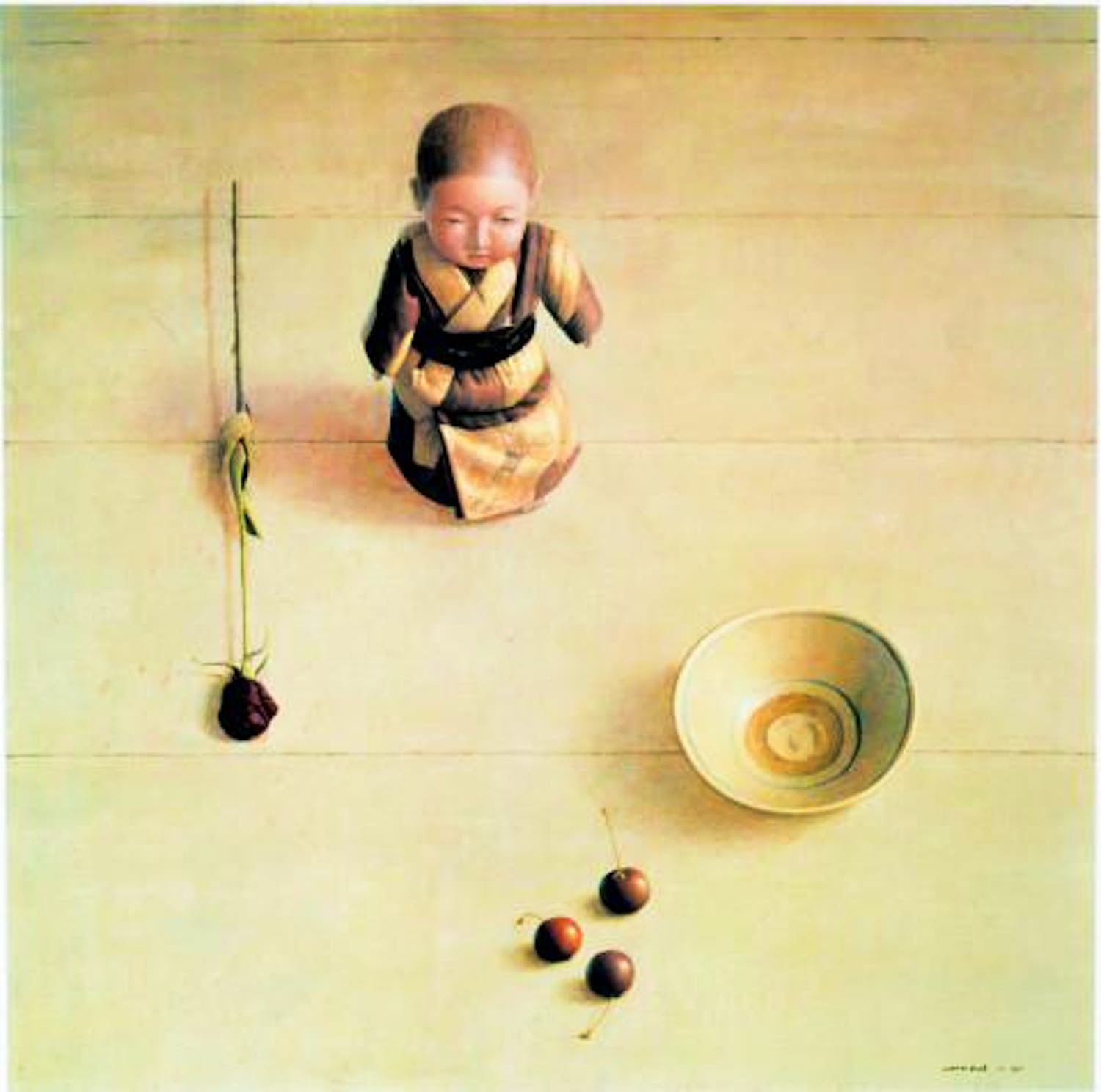 Julien Landa - Zeefdruk: Japanse Pop (mooie lijst!) verkocht voor € 150!